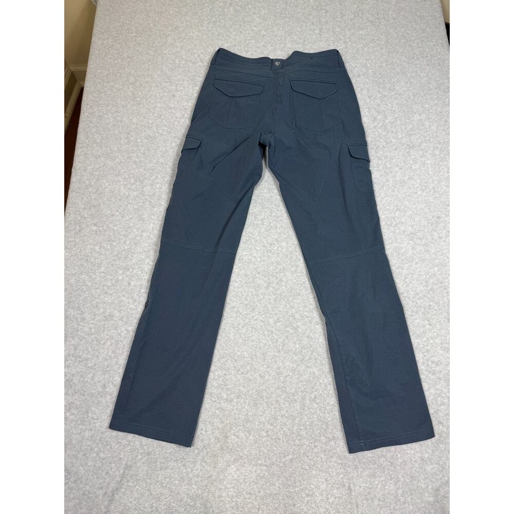 Kuhl Womens Size 8 Reg Blue Cargo Pants Hiking Outdoor - Picture 2 of 8